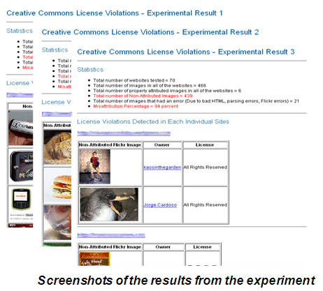 Results from the Experiment