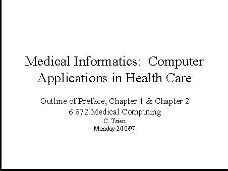 Health Informatics
