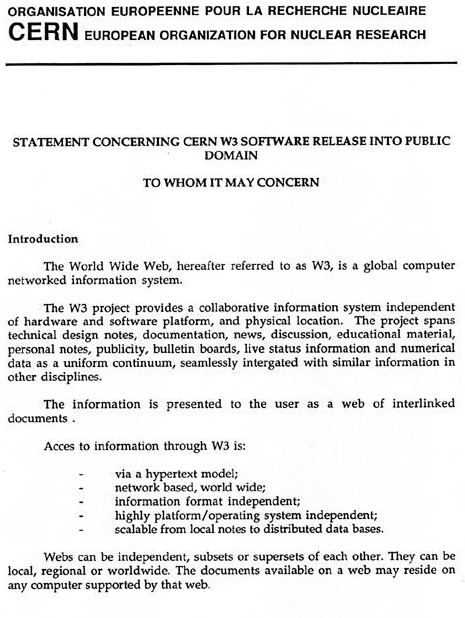 CERN license