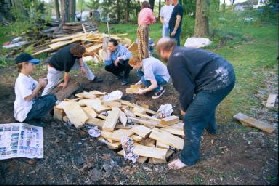 Pit firing #1