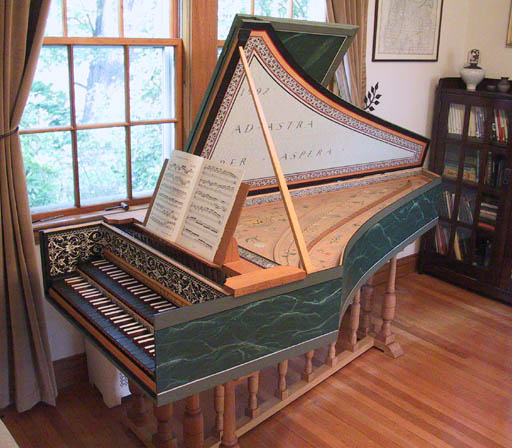 [Photo of Bob Hearn's harpsichord]