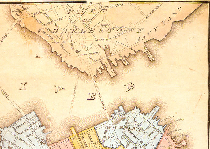 Historic Maps Of Charlestown 19th Century