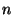 \( n \)