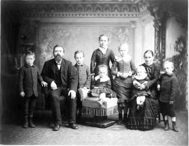 1884 Hermann Enters family photograph