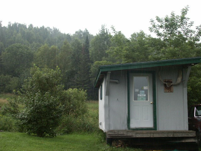 hut outside view